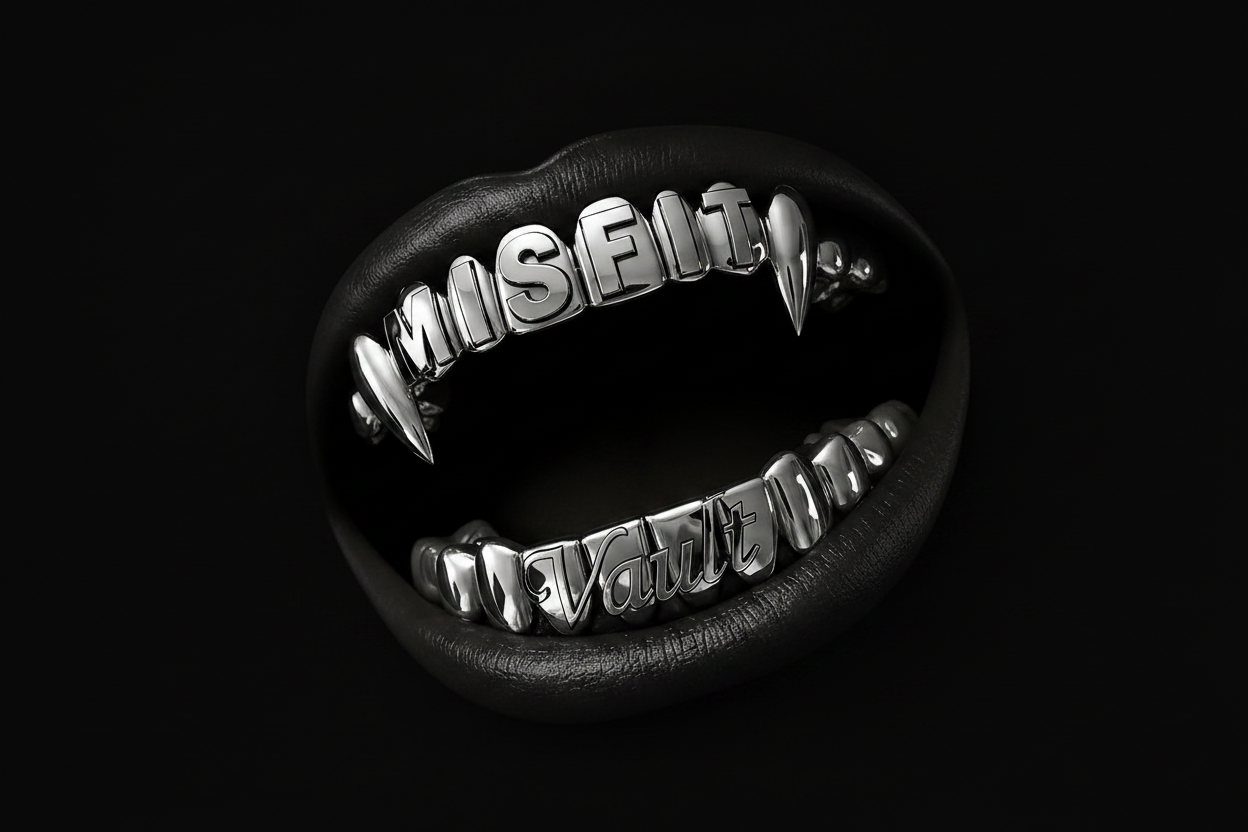 MISFIT VAULT Dark 3D Angled Banner